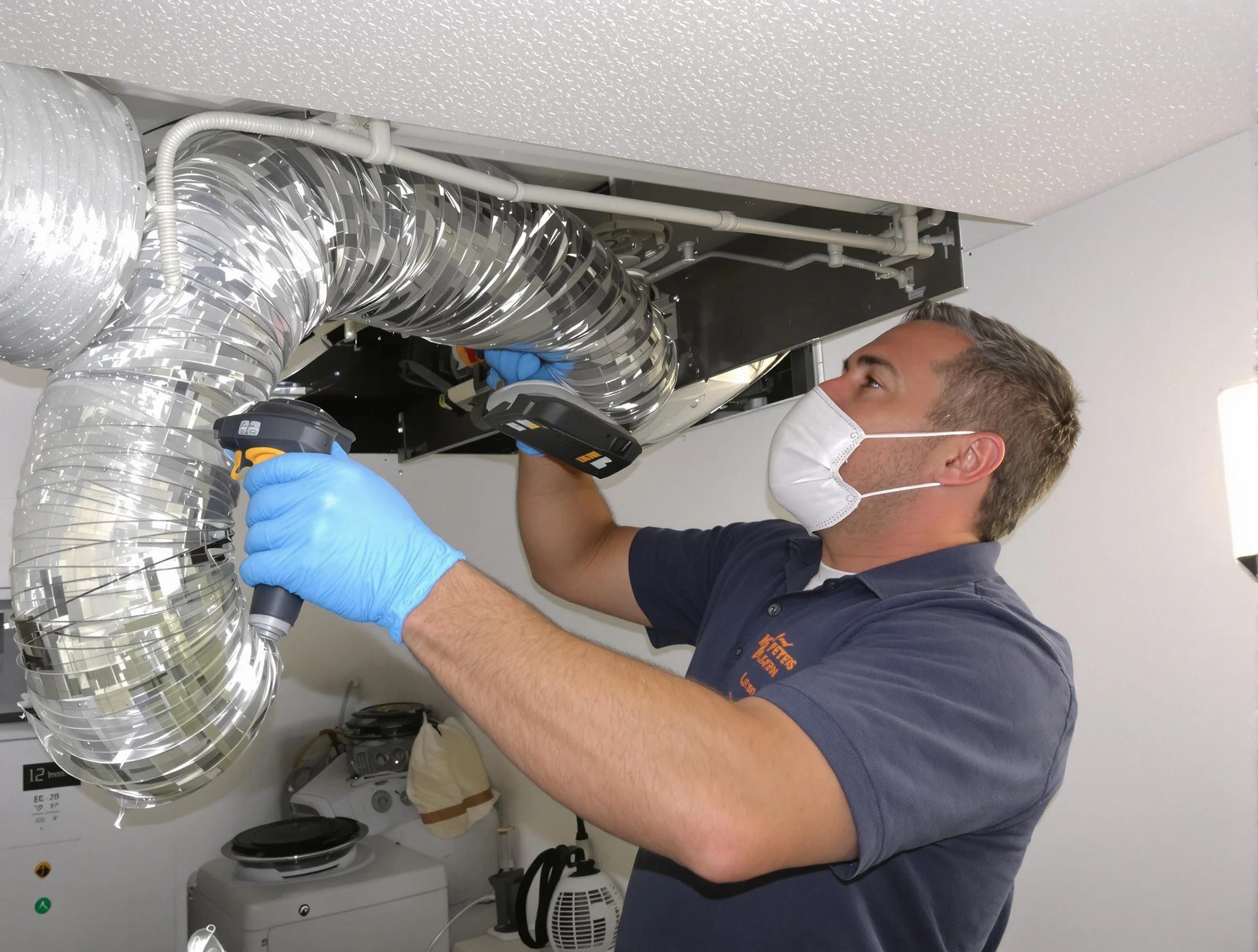 Bonanza Dryer Vent Cleaning professional performing thorough residential dryer vent cleaning in Bonanza