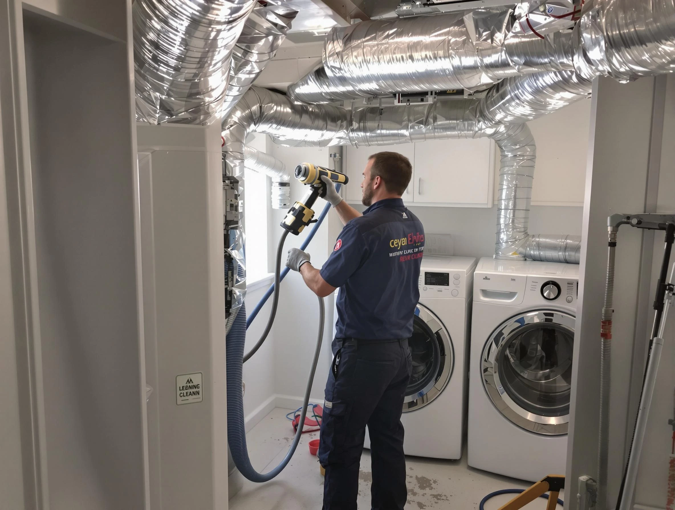 Bonanza Dryer Vent Cleaning specialist using advanced equipment for thorough duct cleaning in Bonanza